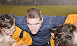 Pep talk from Mr Wallace